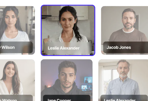 Diverse AI Avatar Library