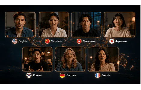 Multilingual native lip-sync Happy Horse 1.1